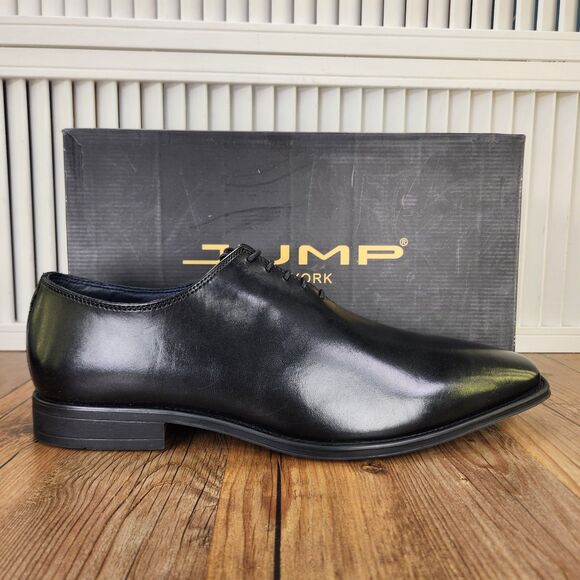 Jump New York Monaco Oxfords Dress Shoes Mens Sz 12M Black Leather Preppy Formal main image 5